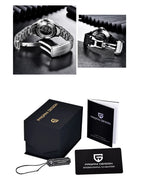 PAGANI DESIGN Men's Watches 2026 Luxury Mechanical Wristwatches Automatic Watch For Men AR Sapphire Ceramic Bezel Luminous Clock