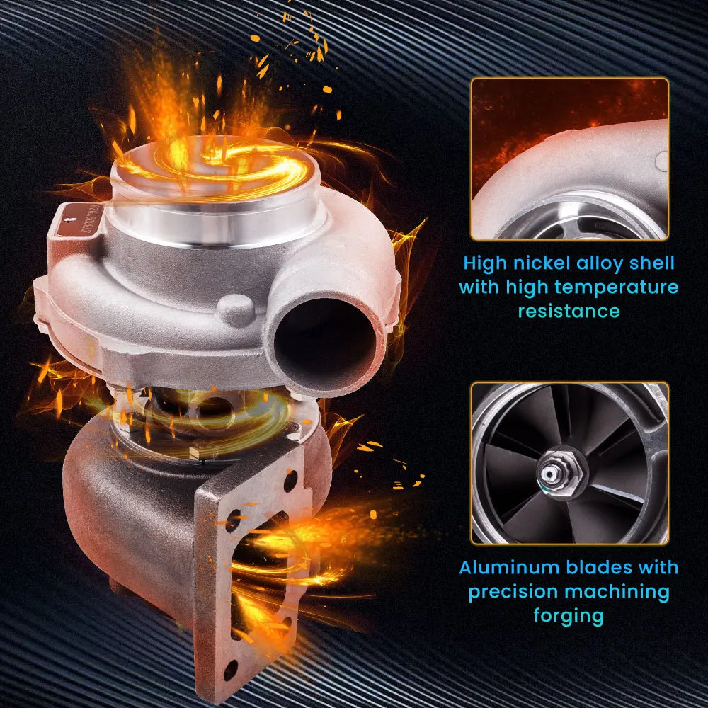 GT30 GT3037 GT3076 T3 Flange 2.5L-3.0L 0.82 Water Turbocharger 4/6 cyl 500+HP