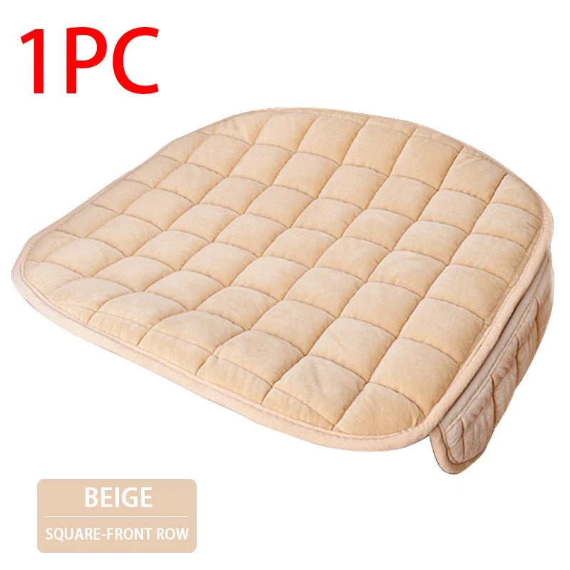 SEAMETAL Winter Plush Car Seat Cover Warm Soft Auto Seat Cushion Anti Slip Chair Protector Pad Universal for Most Car Models