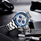 New PAGANI DESIGN PD1644 Luxury Men's Quartz Watch Automatic date Wristwatches Sport 100m Waterproof Chronograph Men Gift
