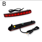 For Toyota Corolla Altis L LE XLE 2020 2021 Car Rear Bumper Reflector Red Smoked Sequential Turn Signal Light Brake Fog Lamp 12V