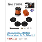 WLR RACING - For Honda Civic EG EK Jdm Engine Billet Motor Torque Mount Kit B16 B18 B20 D16 D15 WLR-MTM01