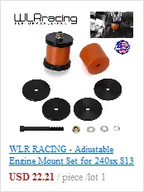 WLR RACING - For Honda Civic EG EK Jdm Engine Billet Motor Torque Mount Kit B16 B18 B20 D16 D15 WLR-MTM01