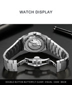 CADISEN Diver Watch Luxury Sapphire MIYOTA 8215 German Designer Men Automatic Mechanical Watches Waterproof Luminous Wristwatch