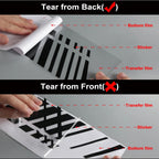 Pickup Tail Box Labeling Sticker For Ford Super Duty F250 F350 2017 2018 2019 Modification Truck Tailgate Insert Indent Decal