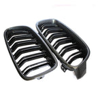 Car Front Bumper Racing Grille Grill For BMW 3 Series F30 F31 F35 F80 2012 2013 2014 2015-2018 1 Pair Gloss Black Kidney Grills
