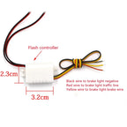 2Pcs LED Lights Car Strobe Police Lights Emergency Safety Warning Lamp Assembly 12V Car Motorcycles Flasher Auto Accessories