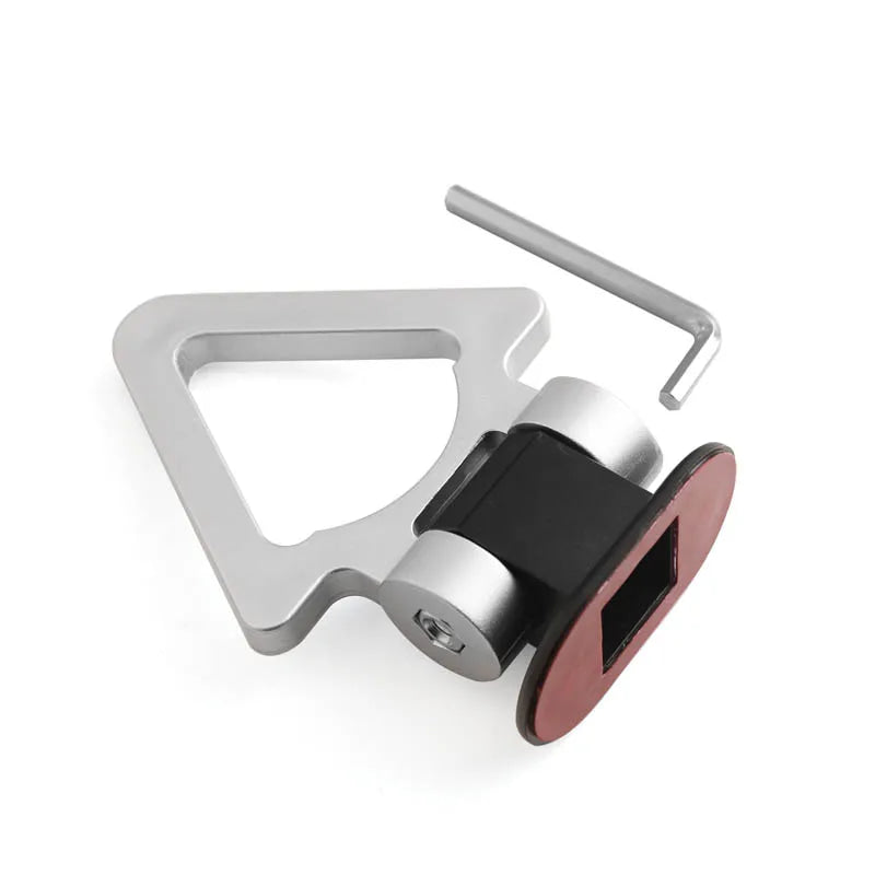 2 designs Car Styling Trailer Hooks Sticker Decoration Car Auto Rear Front Trailer Simulation Racing Ring Vehicle Towing Hook