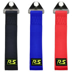 Towing Rope Racing Car Universal Tow Eye Strap Tow Bumper Hook Bar Trailer High Strength Nylon Tow Strap with Screws and Nuts