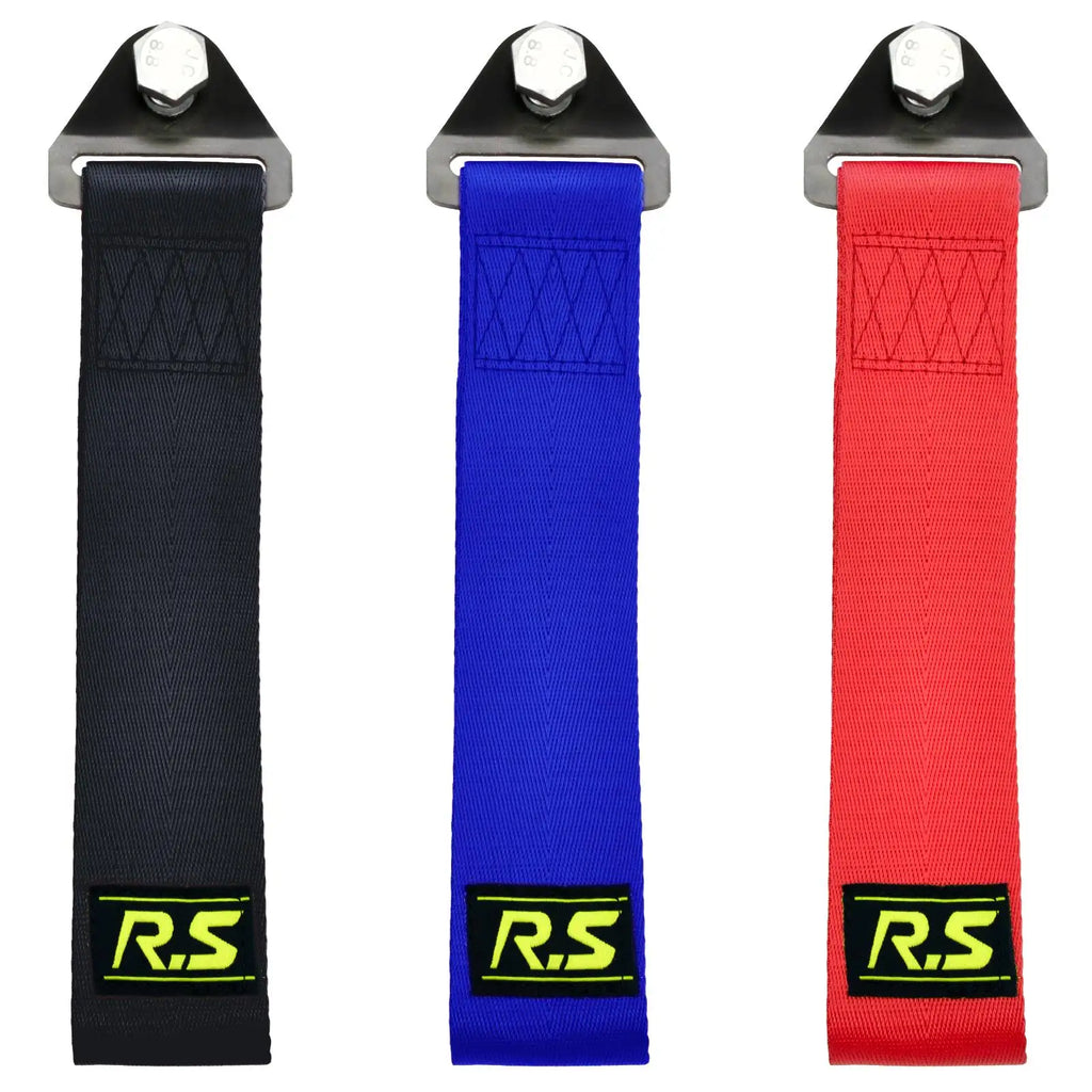 Towing Rope Racing Car Universal Tow Eye Strap Tow Bumper Hook Bar Trailer High Strength Nylon Tow Strap with Screws and Nuts