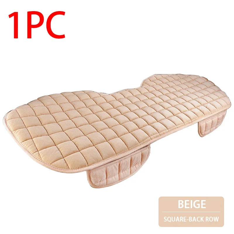SEAMETAL Winter Plush Car Seat Cover Warm Soft Auto Seat Cushion Anti Slip Chair Protector Pad Universal for Most Car Models