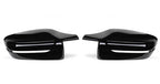 1Pair For BMW 3 Series G20 330i 2019 2020 Rear View Side Mirror Cover Case Trim ABS Carbon Fiber Style Car Rearview Mirror Cover