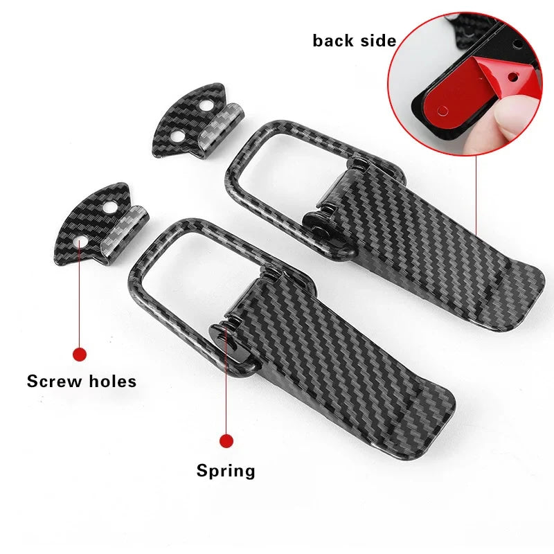 Universal Cars Accessaries 2Pcs Fastener Clip Alloy Mount Hood Pin Bonnet Lock Kit Tunning Lock Kit Down Hood Lock Latch Pins