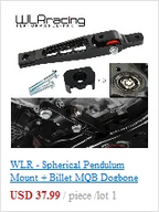 WLR RACING - For Honda Civic EG EK Jdm Engine Billet Motor Torque Mount Kit B16 B18 B20 D16 D15 WLR-MTM01