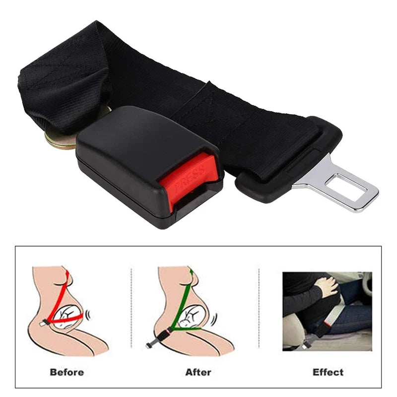 Car Belt 23CM Seat Belt Extension Plug Buckle Seatbelt Clip Adjustable Extender Child Universal Lengthening