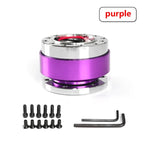 Universal Steering Wheel Snap Off Quick Release Hub Adapter Boss kit 8 colors available