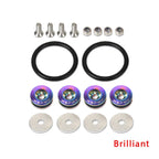 JDM Quick Release Fasteners Are Ideal For Front Bumpers, Rear Bumpers, And Trunk / Hatch Lids