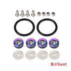 JDM Quick Release Fasteners Are Ideal For Front Bumpers, Rear Bumpers, And Trunk / Hatch Lids