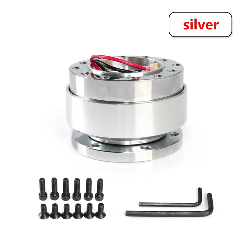 Universal Steering Wheel Snap Off Quick Release Hub Adapter Boss kit 8 colors available