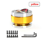 Universal Steering Wheel Snap Off Quick Release Hub Adapter Boss kit 8 colors available