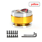 Universal Steering Wheel Snap Off Quick Release Hub Adapter Boss kit 8 colors available