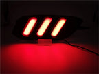2Pcs For Honda Civic 2016 2017 2018 LED DRL Rear Bumper tail light fog lamp Brake Lights Signal lamp DRL reflector Lamp