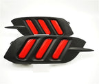 2Pcs For Honda Civic 2016 2017 2018 LED DRL Rear Bumper tail light fog lamp Brake Lights Signal lamp DRL reflector Lamp
