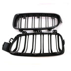 Car Front Bumper Racing Grille Grill For BMW 3 Series F30 F31 F35 F80 2012 2013 2014 2015-2018 1 Pair Gloss Black Kidney Grills