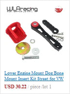 WLR RACING - For Honda Civic EG EK Jdm Engine Billet Motor Torque Mount Kit B16 B18 B20 D16 D15 WLR-MTM01