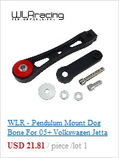 WLR RACING - For Honda Civic EG EK Jdm Engine Billet Motor Torque Mount Kit B16 B18 B20 D16 D15 WLR-MTM01