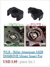 WLR RACING - For Honda Civic EG EK Jdm Engine Billet Motor Torque Mount Kit B16 B18 B20 D16 D15 WLR-MTM01
