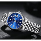 CADISEN Men Mechanical Watch Top Brand Luxury Japan MIYOTA 8215 Automatic Watch Business Stainless Steel Waterproof Watch Men