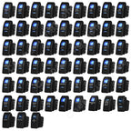 12v/24v Blue Led Light 5 Pin On Off SPST Rocker Switch 7 Pin On Off On ARB Carling Style Car Boat Waterproof Push Switch