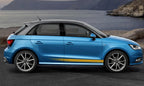 Car Sticker For Audi Volkswagen VW Ford BMW Toyota Honda Mercedes Benz Renault Auto Side Stripe DIY Decal Car Tuning Accessories
