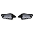 1Pair For BMW 3 Series G20 330i 2019 2020 Rear View Side Mirror Cover Case Trim ABS Carbon Fiber Style Car Rearview Mirror Cover