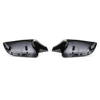 1Pair For BMW 3 Series G20 330i 2019 2020 Rear View Side Mirror Cover Case Trim ABS Carbon Fiber Style Car Rearview Mirror Cover