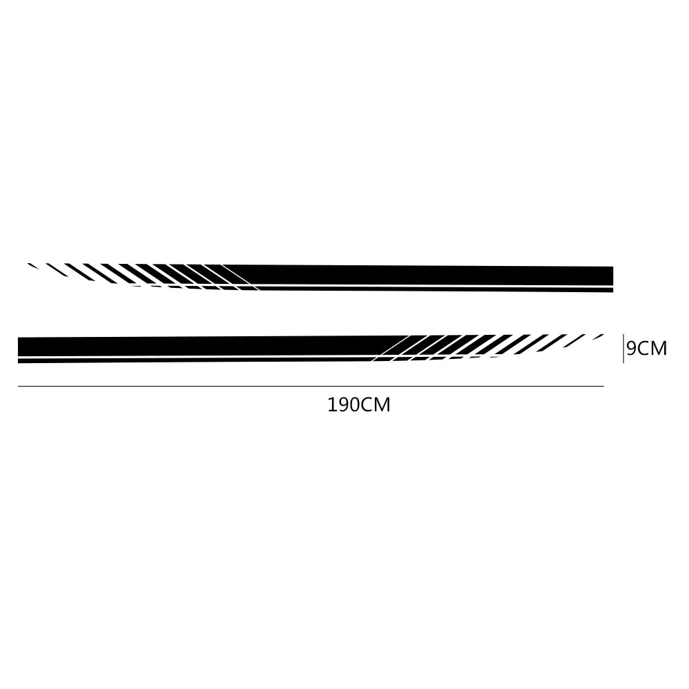 Car Sticker For Audi Volkswagen VW Ford BMW Toyota Honda Mercedes Benz Renault Auto Side Stripe DIY Decal Car Tuning Accessories