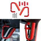 Rear & Front Grab Bar Steel Grab Handles FOR 2007 2008 2009 2010 2011 2012 2013 2014 2015 2016 2017 2018 Jeep Wrangler JK 4 Door