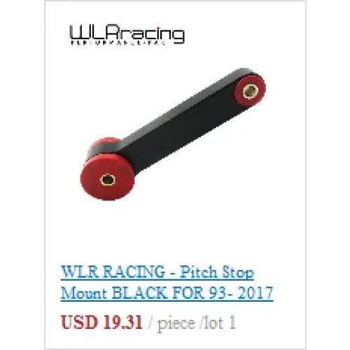 WLR RACING - For Honda Civic EG EK Jdm Engine Billet Motor Torque Mount Kit B16 B18 B20 D16 D15 WLR-MTM01