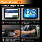 Vgate vLinker FS ELM327 For Ford FORScan HS/MS-CAN ELM 327 OBD 2 OBD2 Car Diagnostic Scanner Interface Tools OBDII For Mazda