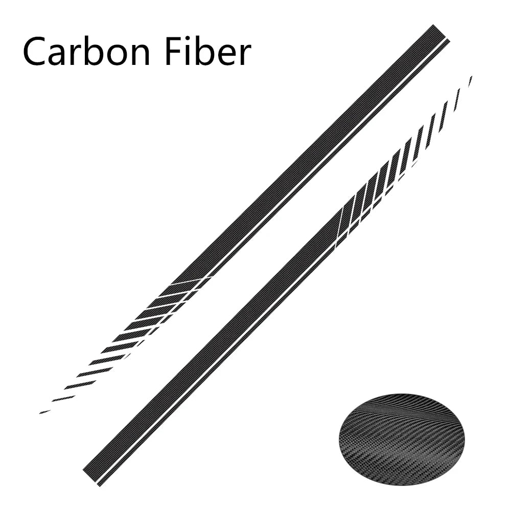 Car Sticker For Audi Volkswagen VW Ford BMW Toyota Honda Mercedes Benz Renault Auto Side Stripe DIY Decal Car Tuning Accessories