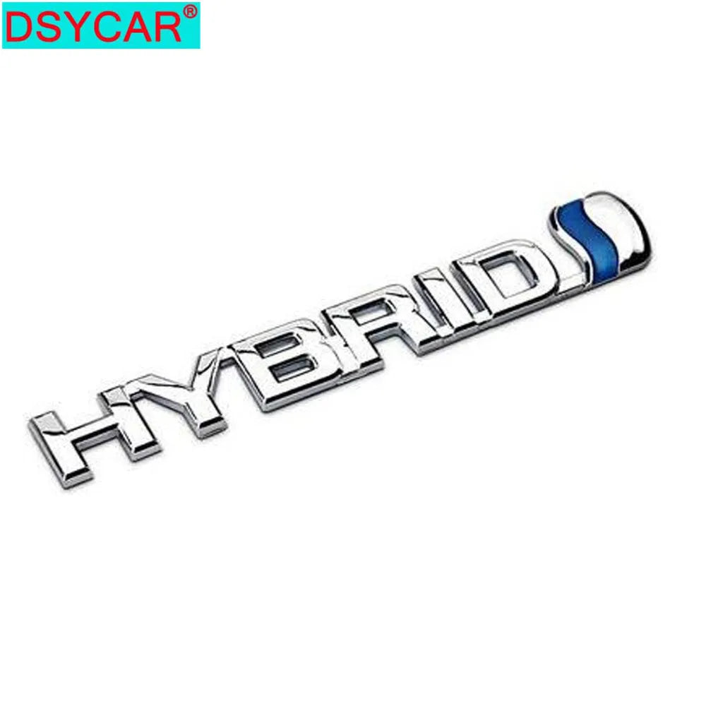 DSYCAR 3D Metal HYBRID Car Sticker Emblem Badge For Jeep BMW Ford Lifan Nissan Mazda Audi VW Honda Car Lada Chevrolet Buick
