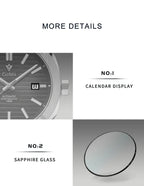 CADISEN Diver Watch Luxury Sapphire MIYOTA 8215 German Designer Men Automatic Mechanical Watches Waterproof Luminous Wristwatch