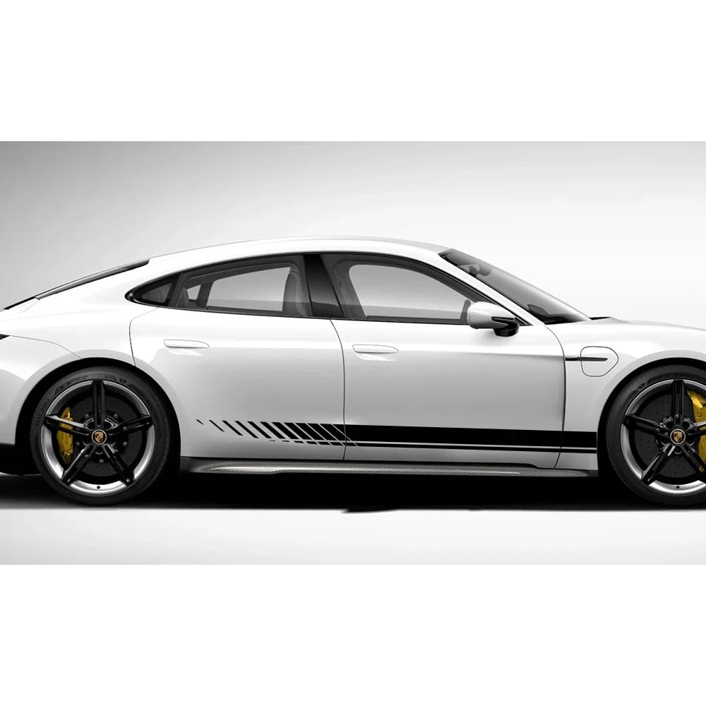 Car Sticker For Audi Volkswagen VW Ford BMW Toyota Honda Mercedes Benz Renault Auto Side Stripe DIY Decal Car Tuning Accessories