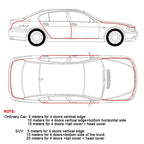 Protector de borde de puerta de coche, tiras protectoras universales para puerta de coche, tira selladora de sellado de capó de maletero para puertas de automóviles