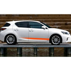 Car Sticker For Audi Volkswagen VW Ford BMW Toyota Honda Mercedes Benz Renault Auto Side Stripe DIY Decal Car Tuning Accessories