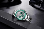 New PAGANI DESIGN PD1644 Luxury Men's Quartz Watch Automatic date Wristwatches Sport 100m Waterproof Chronograph Men Gift