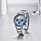 New PAGANI DESIGN PD1644 Luxury Men's Quartz Watch Automatic date Wristwatches Sport 100m Waterproof Chronograph Men Gift