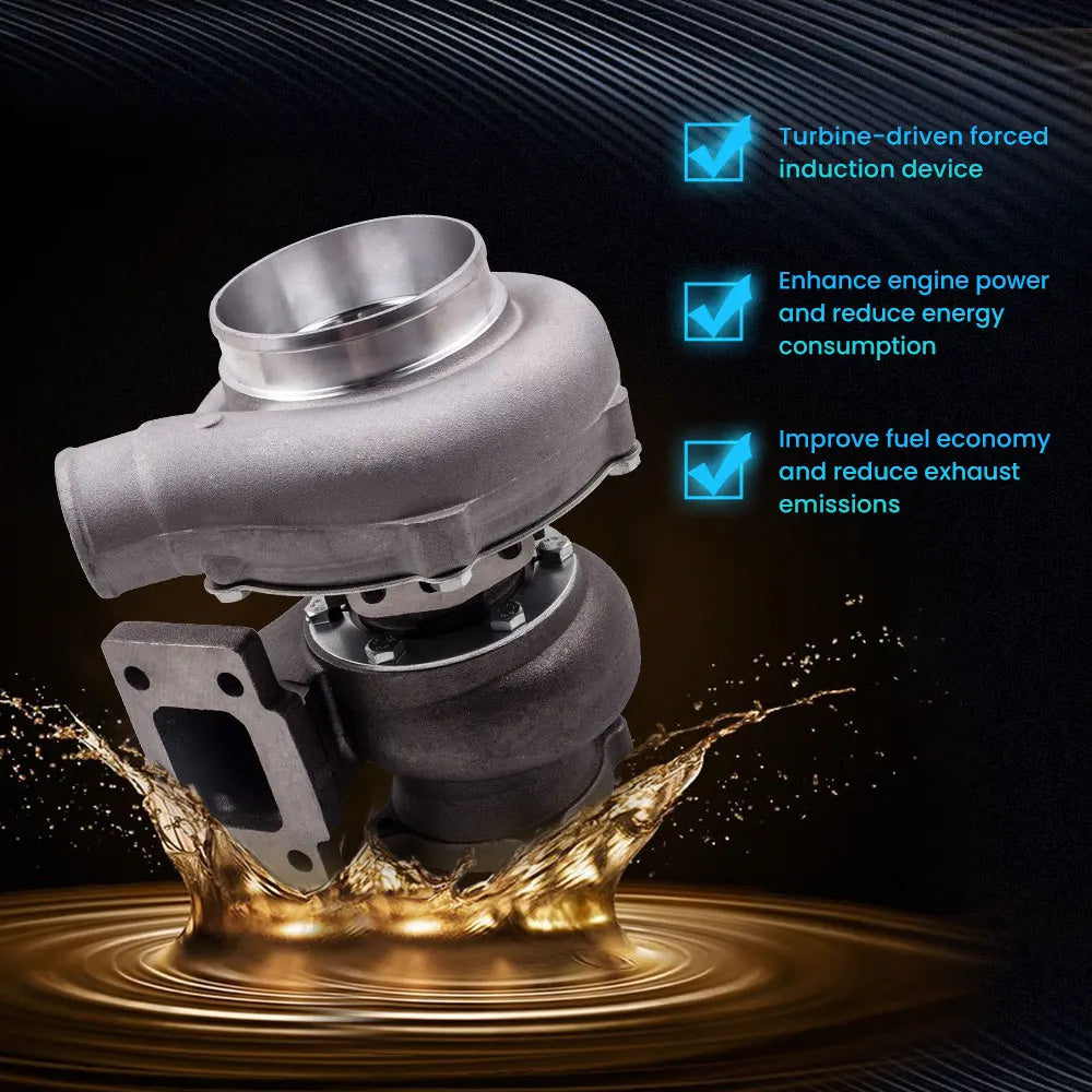 GT30 GT3037 GT3076 T3 Flange 2.5L-3.0L 0.82 Water Turbocharger 4/6 cyl 500+HP