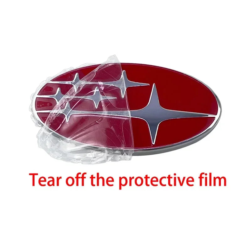 58x29mm Alloy Car Steering Wheel Logo Emblem Sticker Decals for Subaru FORESTER IMPREZA XV STI WRC WRX BRZ LEGACY OUTBACK LEVORG